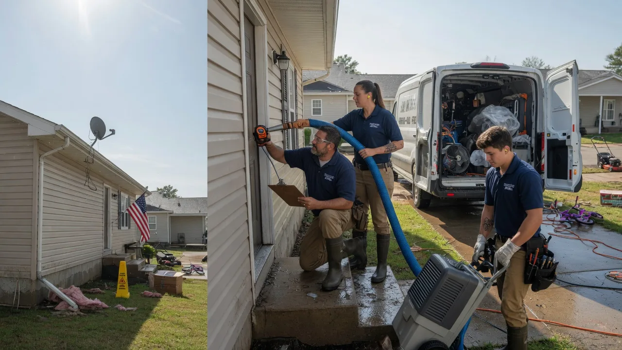 Ceiling Water Damage Restoration in Gilbertsville, KY near me